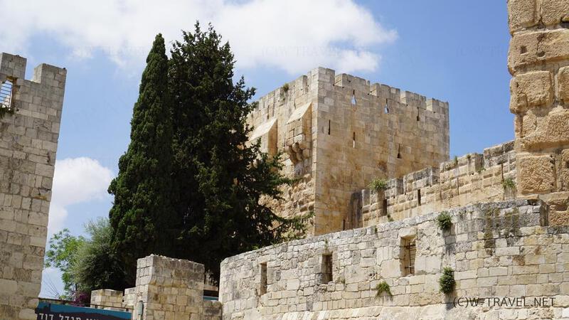 ダビデの塔 エルサレム イスラエル 世界一周 ワヤナタ 我が家への長い旅路